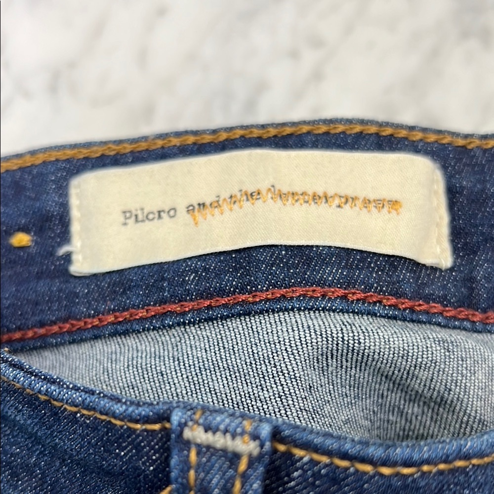 Sz 25 Superscript Pilcro Dark Wash Denim Jeans - Picture 2 of 5